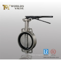 Lever Operated Wafer Butterfly Valve with Double Half Shaft (D71X-10/16)
